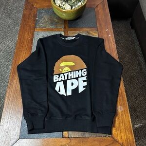 Bape Black and Brown Crewneck Sweater